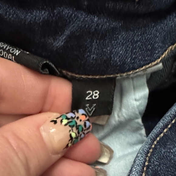 VERVET BY FLYING MONKEY Deep Indigo Skinny Jeans - Picture 4 of 8